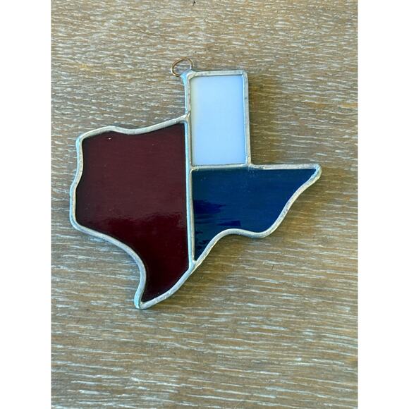 Stained Glass Mini Texas Wall Hanging 4 inch - Picture 2 of 4